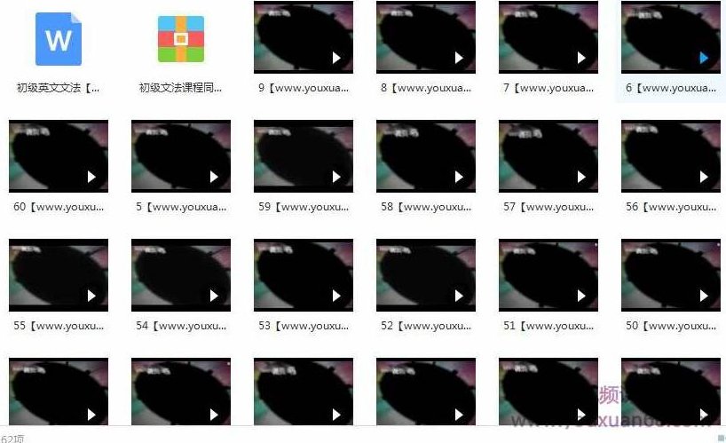 英语初级语法全套教学视频学习下载（谢孟媛老师60集）,初级,全套教学视频,视频学习,第2张