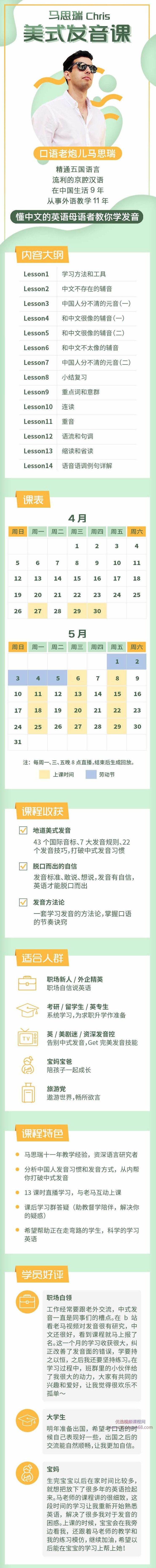 马思瑞-美式发音课,课程,马思瑞,第2张