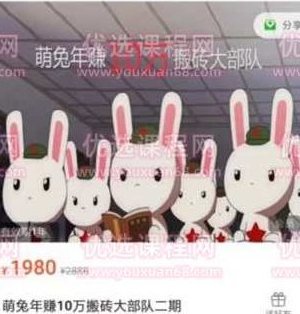 【搬砖套利】萌兔年赚10万搬砖大部队第二期 全课程学习 网盘下载,课程,第1张