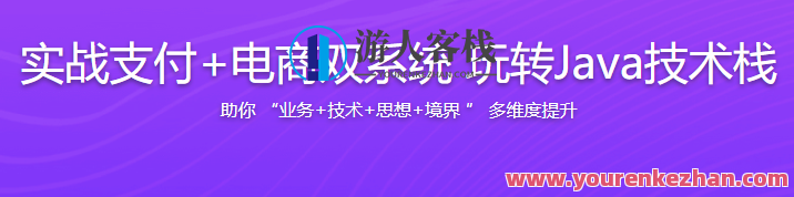 实战支付+电商双系统 玩转Java技术栈，实战支付与电商双系统融合，深度探索Java技术栈的无限可能,课程,从零开始,第1张