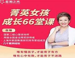 白大姐菁英女孩成长在线视频课 66集，白大姐菁英女孩成长记，66集在线视频课程，助力女孩全面发展