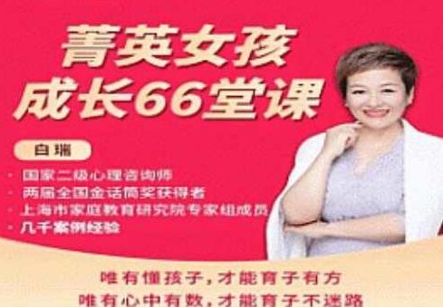 《菁英女孩成长66堂课》唯有懂孩子，才能育子有方，菁英女孩成长66堂课，懂孩子之道，育子有方之策