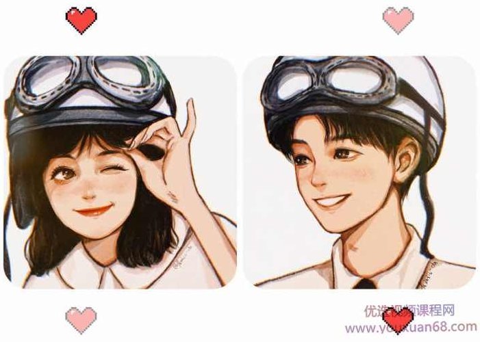 【雀斑儿-chn】2021年2月iPad插画少女头像线稿课【画质高清有素材】雀斑儿-chn2021年全新iPad插画少女头像线稿课高清画质，素材丰富,课程,零基础,高清,第1张
