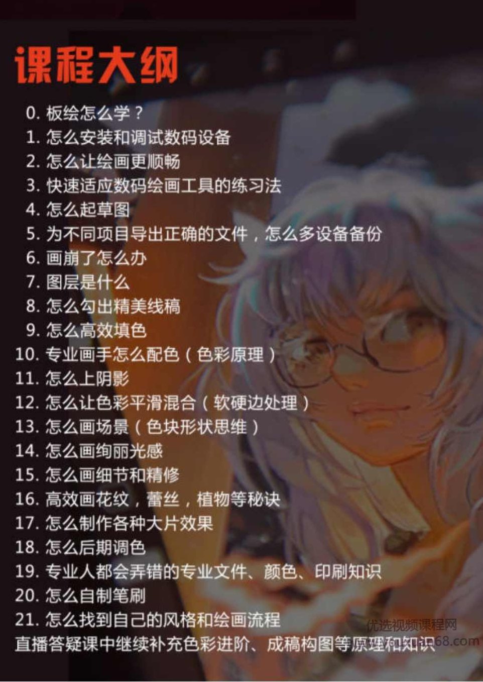 抖抖抖村 通用板绘上手【画质高清】抖抖村通用板绘新手教程高清画质，轻松上手,课程,高清,制作,第2张