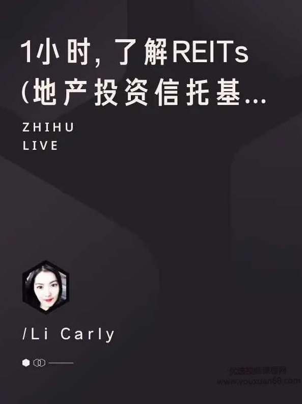 1小时, 了解REITs (地产投资信托基金)一小时内掌握REITs（地产投资信托基金）的精髓与投资策略