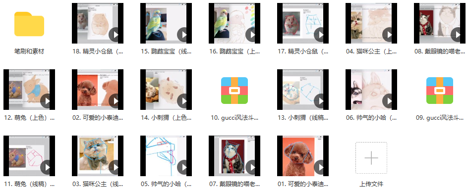 阿花宠物团练2021年7月ipad插画,阿花宠物团,2021年7月iPad插画艺术之旅,课程,素材,笔刷,第2张 阿花宠物团练2021年7月ipad插画,阿花宠物团,2021年7月iPad插画艺术之旅,课程,素材,笔刷,第2张