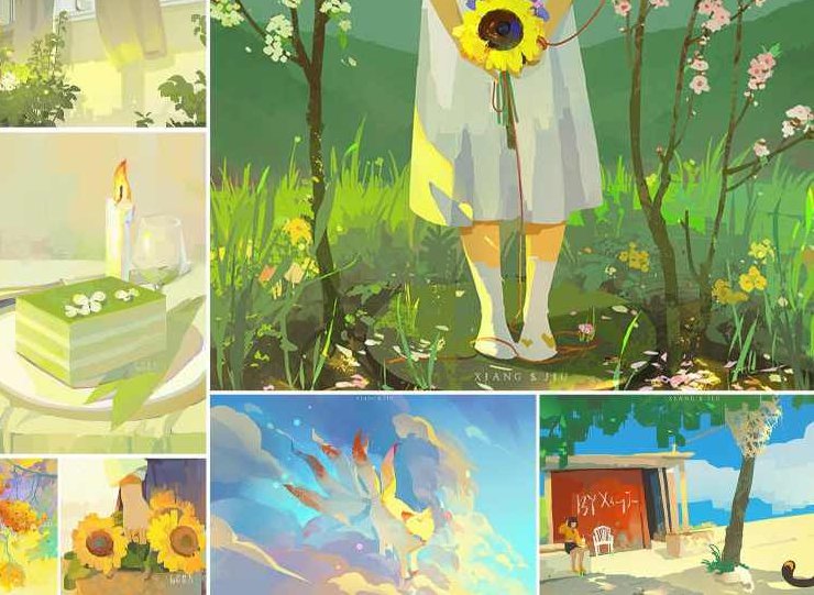 白衣巷九零基础水彩风插画课2020年1月【画质还行】2020年一月启程，白衣巷九零基础水彩风插画课程——优质画质教学