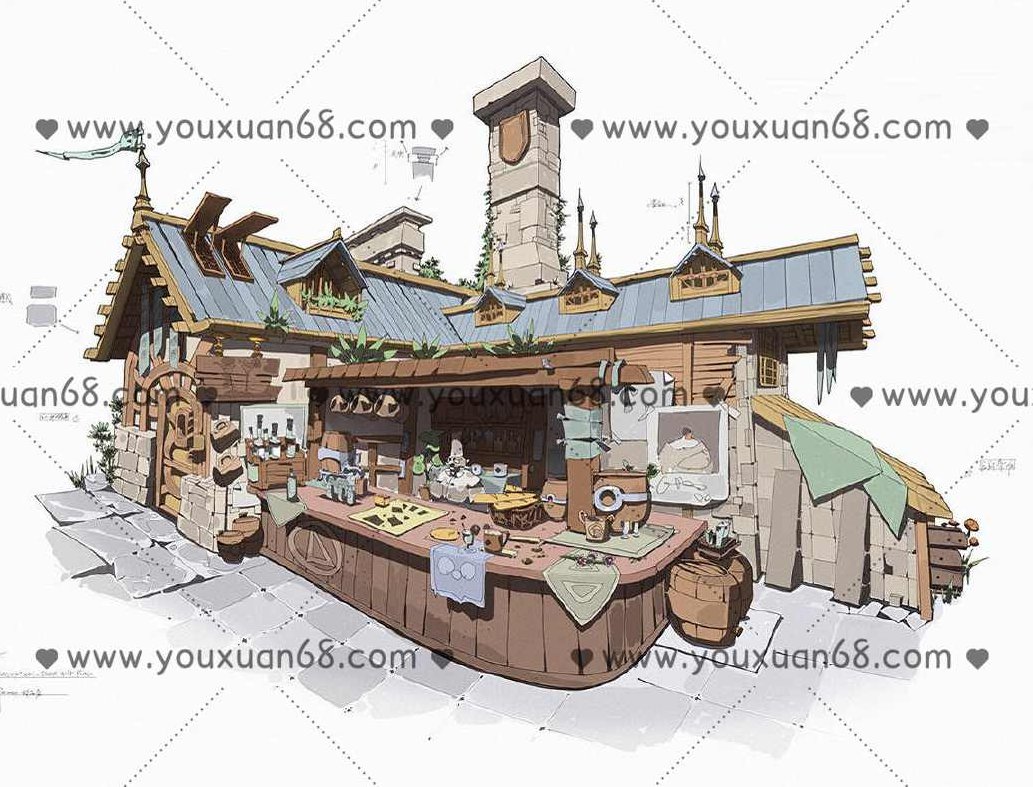 毛巾场景插画设计第四期【画质一般】探索多彩毛巾艺术，第四期插画设计展