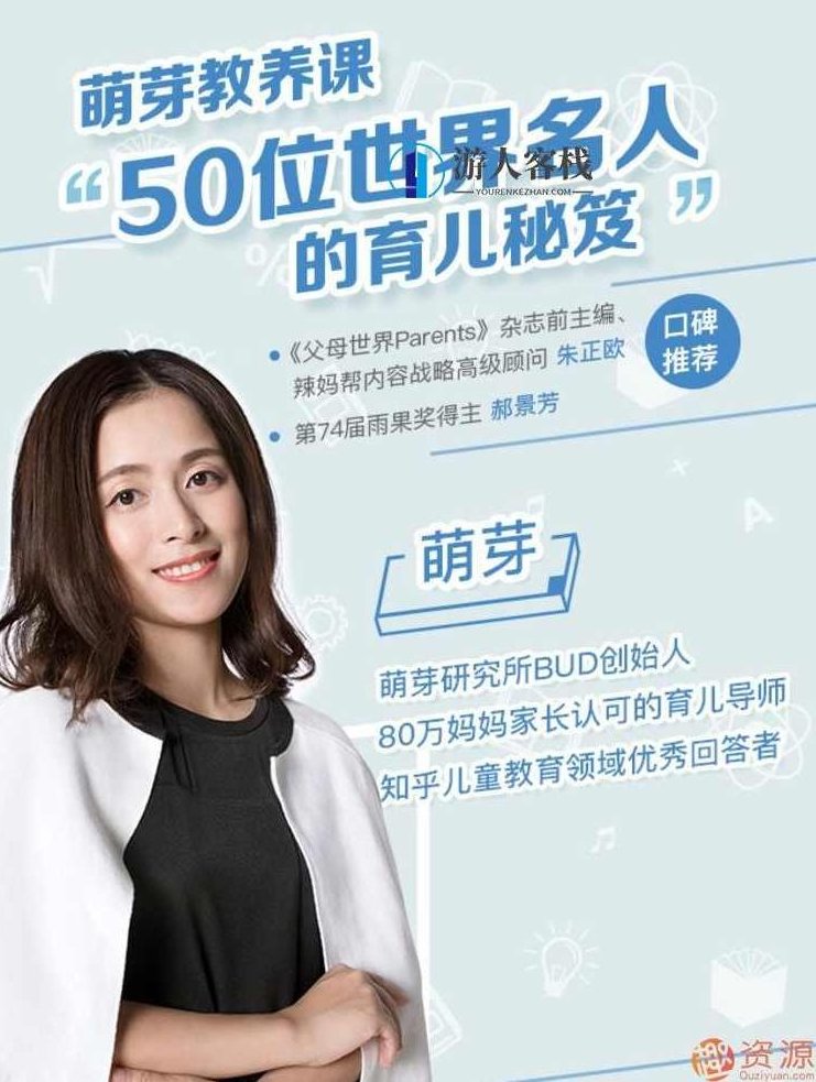 萌芽教养课 50位名人的育儿秘籍,萌芽教养课,名人育儿秘籍,50位名人的育儿经验,第1张 萌芽教养课 50位名人的育儿秘籍,萌芽教养课,名人育儿秘籍,50位名人的育儿经验,第1张