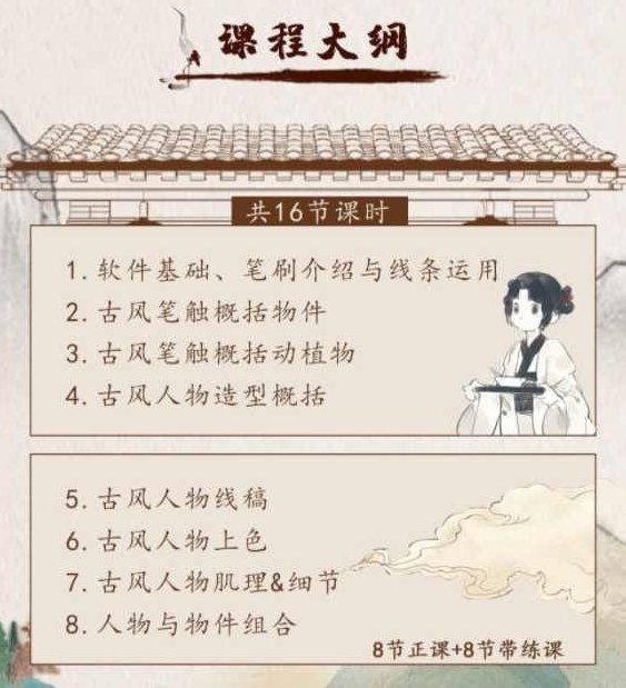 肥大不咕2022古风水墨人物团练课第1季【画质不错只有视频】肥大不咕2022古风水墨人物团练课第1季,高清视频,画技提升之旅,课程,视频,第2张 肥大不咕2022古风水墨人物团练课第1季【画质不错只有视频】肥大不咕2022古风水墨人物团练课第1季,高清视频,画技提升之旅,课程,视频,第2张