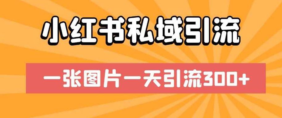 小红书私域引流，一张图片一天引流300+【揭秘】小红书私域引流新策略，视觉营销的魔力，一张图片日引300+用户的深度解析