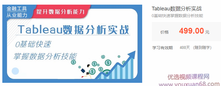 华尔街学堂Tableau数据分析实战，0基础快速掌握数据分析技能，华尔街学堂，Tableau数据分析实战，从零开始快速掌握核心技能！
