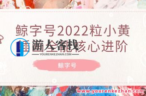 鲸字号2022一粒小黄插画全能核心进阶百度云盘分享，鲸字号2022，一粒小黄插画核心进阶教程百度云盘全解析,百度云盘分享,讲座,2022,第1张