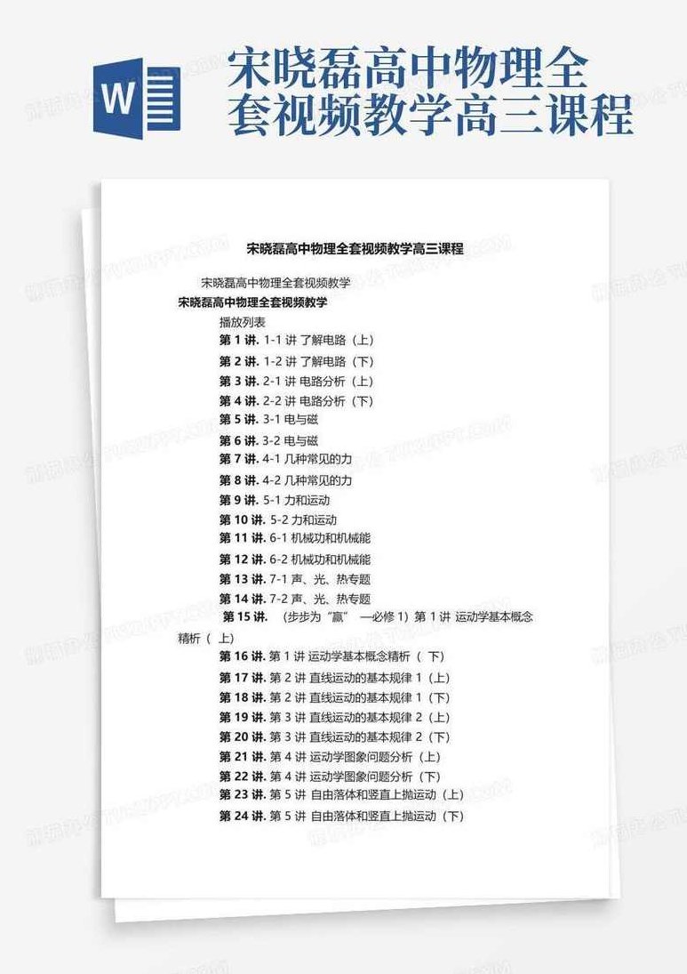 宋晓磊 高中精华在线宋晓磊高中物理全集下载，宋晓磊，高中物理全集下载与学习精华在线分享,课程,专家,研究,第1张