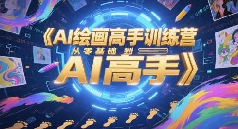 AI绘画高手训练营，从零基础到AI高手，AI绘画高手进阶之旅，从零基础到精通AI绘画