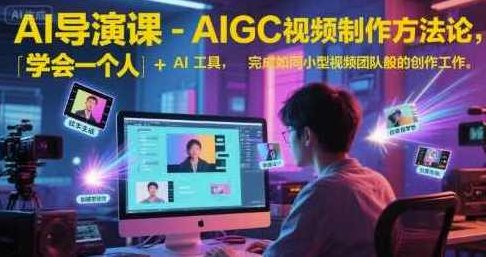 AI导演课-AIGC视频制作方法论，学会一个人+AI工具，实现导演梦，AI导演课，AIGC视频制作新篇章——独步引领，用AI工具实现导演梦想的秘诀