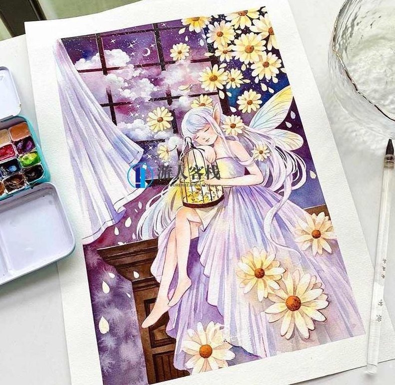 诣七七水彩插画进阶班第二期2021年6月结课【画质不错】_百度云网盘视频资源，诣七七水彩插画进阶班第二期画质不错视频资源,视频,百度云网盘视频资源,结课,第1张