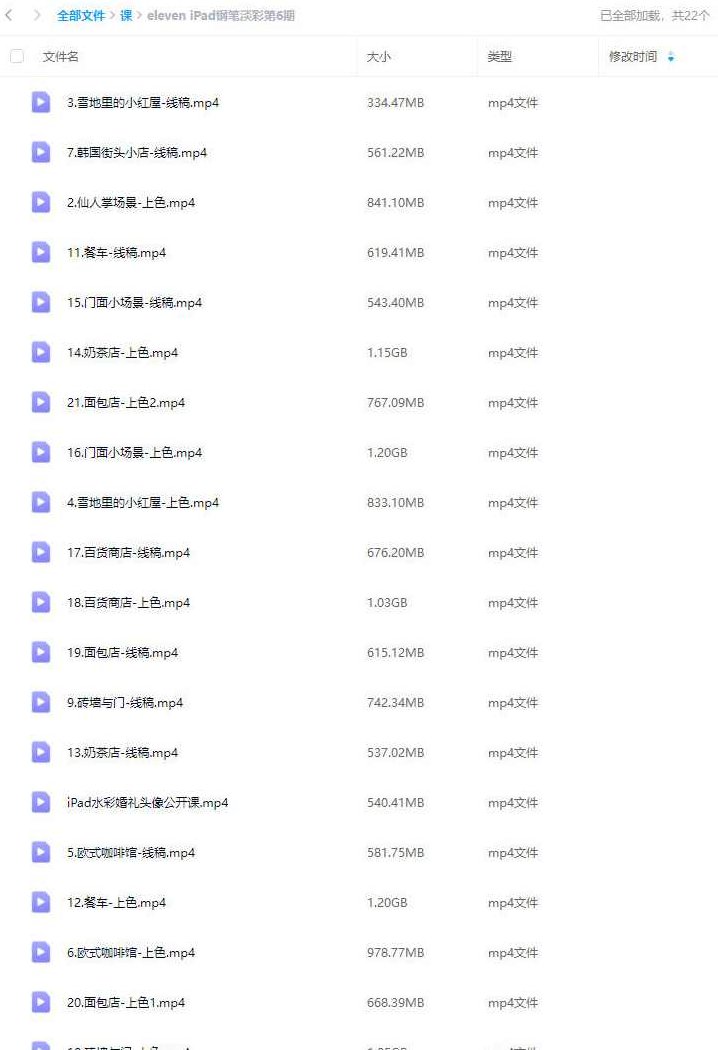Eleven_To iPad钢笔淡彩第6期2023，2023年Eleven_To iPad钢笔淡彩创作之旅第六期,课程,第2张