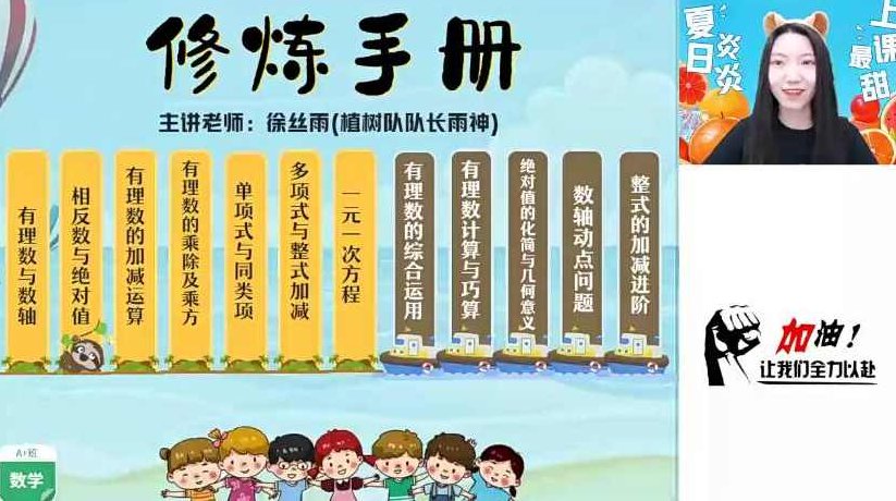 2023秋上.A+班初一数学培训班（徐丝雨）2023秋季徐丝雨老师A+班初一数学培训课程，数学思维与解题技巧提升班,课程,视频,培训,第1张