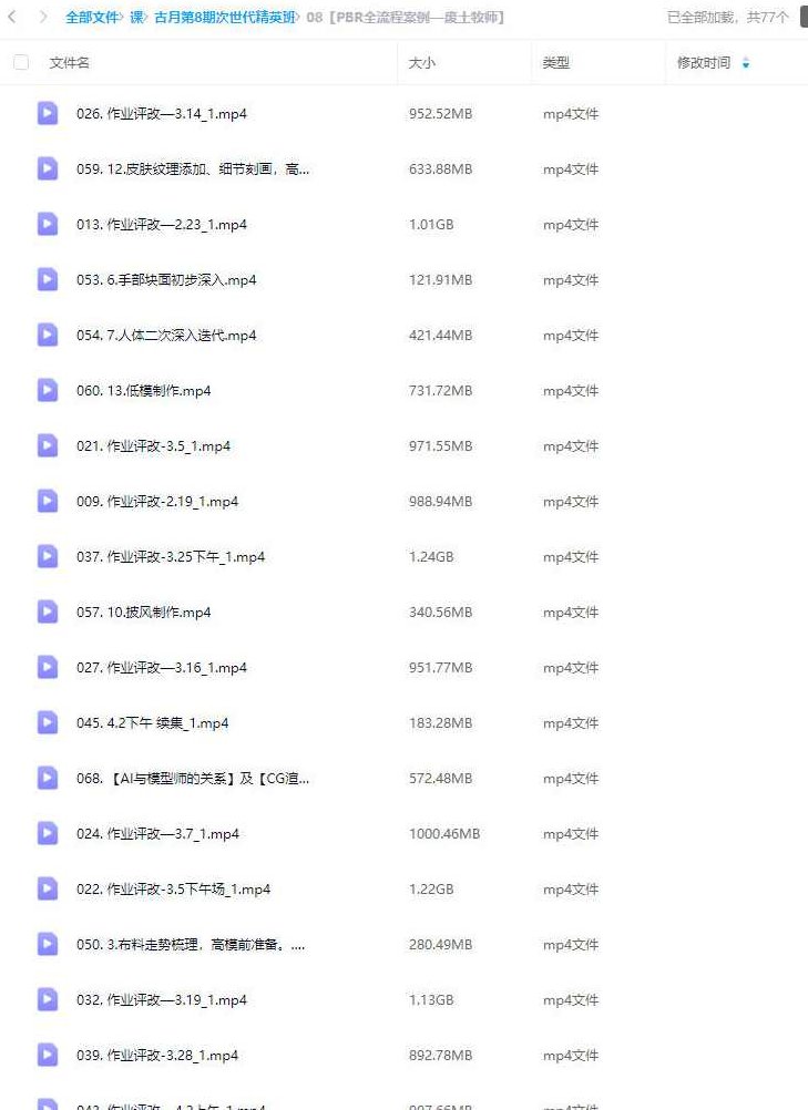 古月第8期次世代精英班zbrush课程，古月第8期，次世代精英班zBrush雕塑艺术课程,课程,基础,第3张
