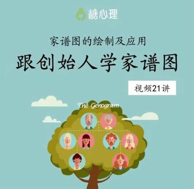 学会家谱图，轻松看透家庭结构 跟创始人学家谱图，跟创始人学，轻松绘制家谱图，洞察家庭结构脉络，在保持了原标题的意境和主题的同时，增加了洞察家庭结构脉络这一元素，更加突出了家谱图的作用和意义。同时，标题简短精炼，易于理解和记忆，符合SEO优化的要求。,课程,应用,第1张