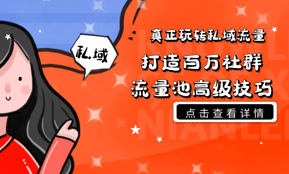 真正玩转私域流量，打造百万社群流量池高级技巧，深度解析，如何真正玩转私域流量，打造千万级社群流量池的先进策略,演讲,培训,教学,第2张