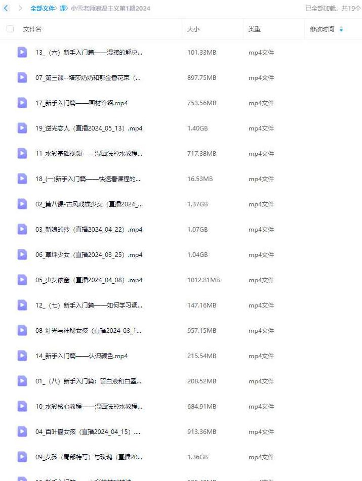 小雪老师浪漫主义第1期2024手绘课程，小雪老师浪漫主义，2024手绘课程——探索艺术之美，共绘心灵之梦,课程,视频,教程,第2张
