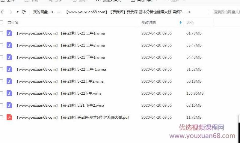 爱股轩薛武辉基本面教程-基本分析也能赚大钱 音频7个+讲义，薛武辉基本面分析教程，深度解读股票投资之秘籍，音频7讲+讲义详解,视频,教程,第2张