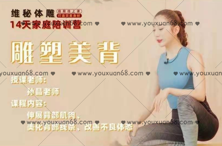 孙晶维密体雕14天家庭陪训营-极速瘦腿，孙晶维密体雕14天家庭塑形计划，极速瘦腿与健康生活双赢的秘诀