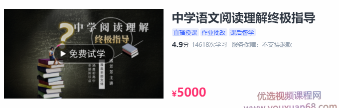 熊芳芳中学语文阅读理解终极指导，熊芳芳，语文阅读理解终极指导策略与技巧分享 全课程学习 网盘下载
