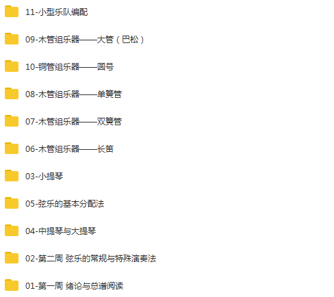 交响乐队乐器法与编配基础,课程,基础,教学,第2张 交响乐队乐器法与编配基础,课程,基础,教学,第2张