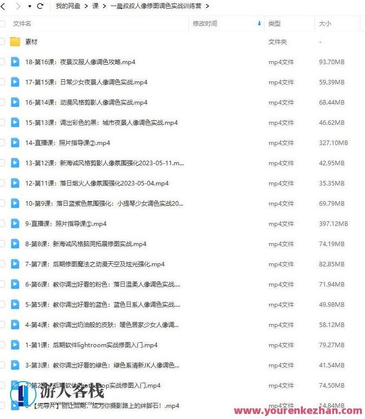 一晨叔叔2023人像修图调色实战训练营,课程,视频,实战训练,第2张 一晨叔叔2023人像修图调色实战训练营,课程,视频,实战训练,第2张