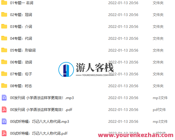 英语趣味语法课（小学基础级+小学进阶级）英语趣味语法进阶课，小学基础进阶级语法学习,518智库,第2张