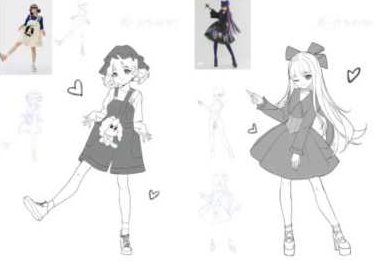 大丸日系少女速写第3期2023,大丸日系少女速写,2023年第三期,速写艺术,第1张