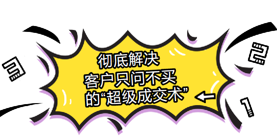 彻底解决客户“光问不买”的超级成交术,课程,培训,掌握,第1张