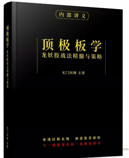 无门问缠 顶级板学 龙妖战法 主力策略 强势题材板块选择 课件+视频,视频,第1张