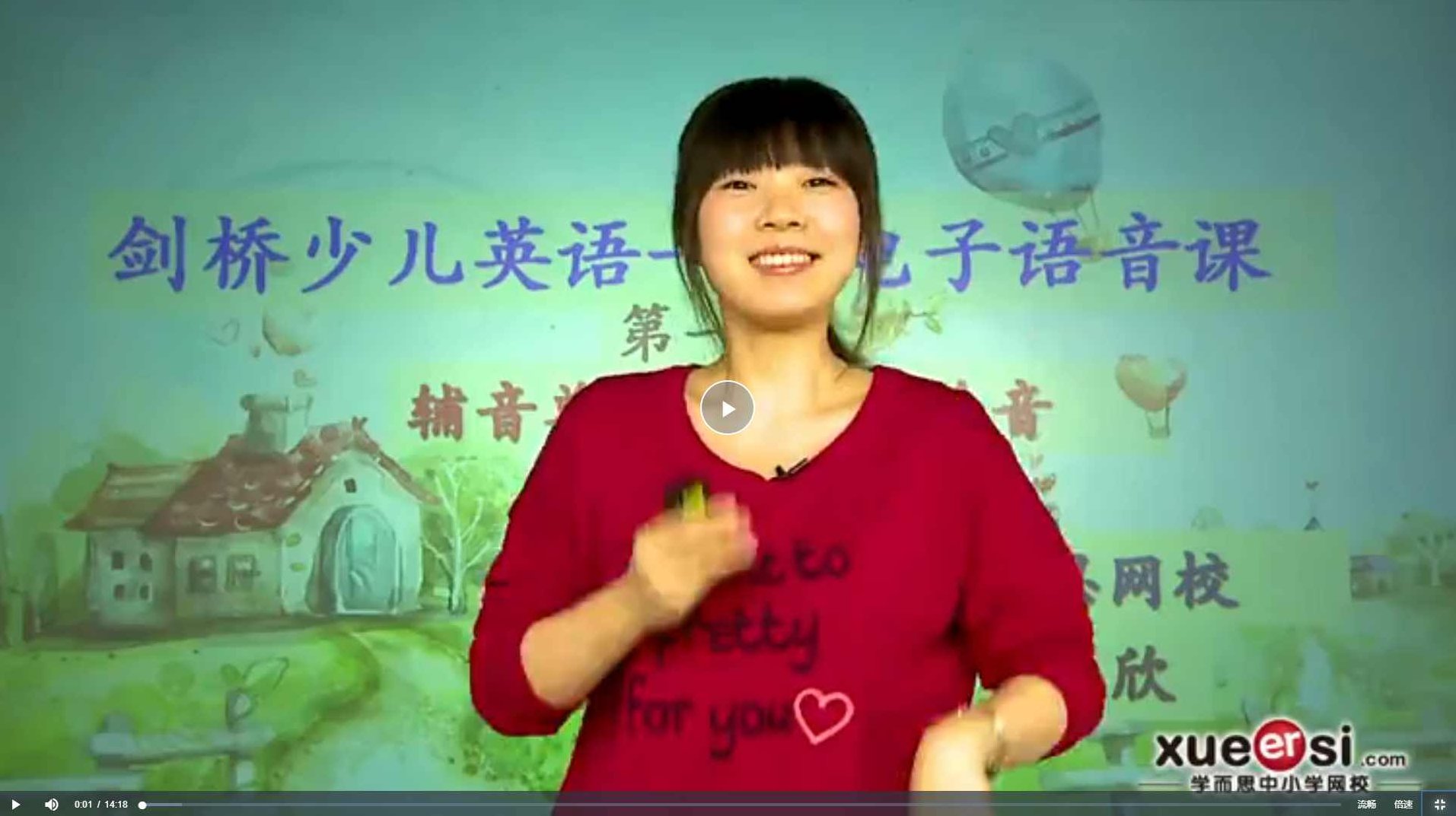 裴军芳 剑桥少儿英语自然拼音二级7讲,课程,讲座,第1张 裴军芳 剑桥少儿英语自然拼音二级7讲,课程,讲座,第1张