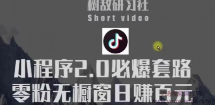 树敌研习社6月抖音小程序课程：抖音小程序2.0必爆套路零粉无橱窗日赚百元玩法,课程,视频,研究,第2张