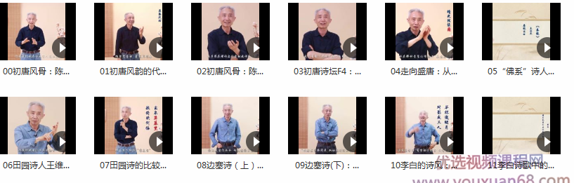 戴建业 高能诗词课,课程,视频,研究,第3张