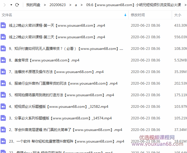 小明兄短视频引流变现必火课，最强dou+玩法 超级变现法则，两天直播间涨粉20w+,课程,视频,第2张