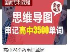 高中英语词汇思维导图速记高中英语3500单词教学视频(Jerry讲课),课程,视频,教程,第1张