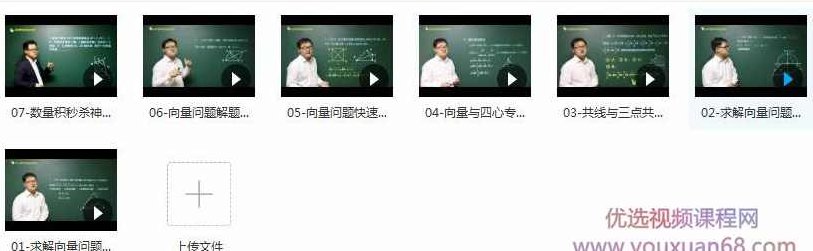 高中数学解题格言系列向量知识点辅导教学视频(雷鼎数学王明雷老师 7讲),视频,教程,专家,第2张