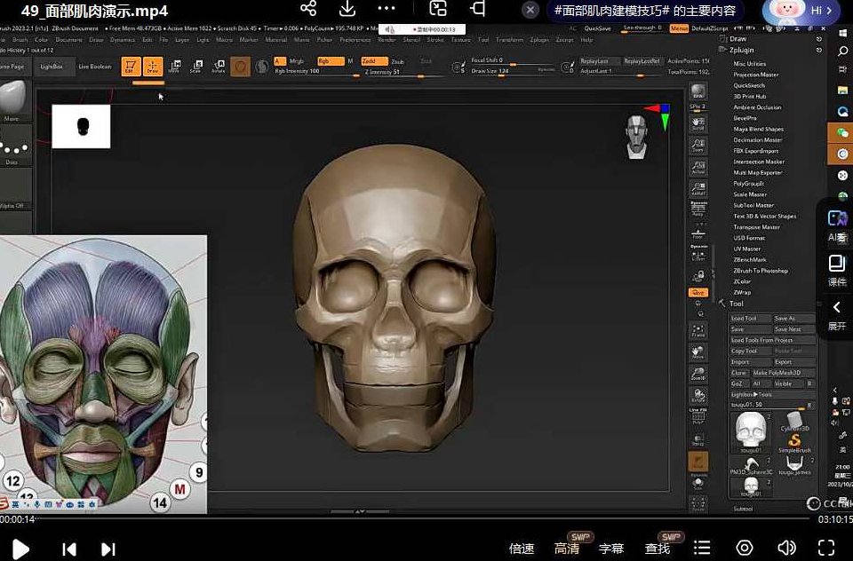 东哥3d角色网络班第2期2023zbrush课程,课程,制作,素材,第3张