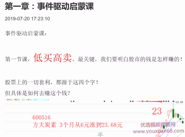 玉罗事件驱动训练营系列炒股教程 PDF文档43篇,课程,教程,第1张