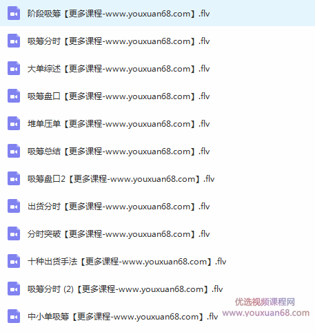 与庄共舞 分时跟庄大师 股票高级培训班视频课程12集,课程,视频,培训,第1张