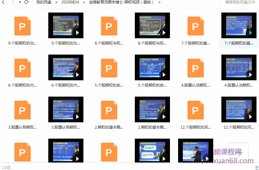 金程教育汤震宇博士-个股期权基础视频课程,课程,视频,基础,第2张