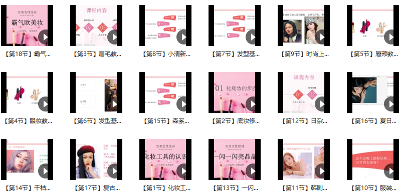 完美女性派对-时尚彩妆甜点课,课程,教程,第3张