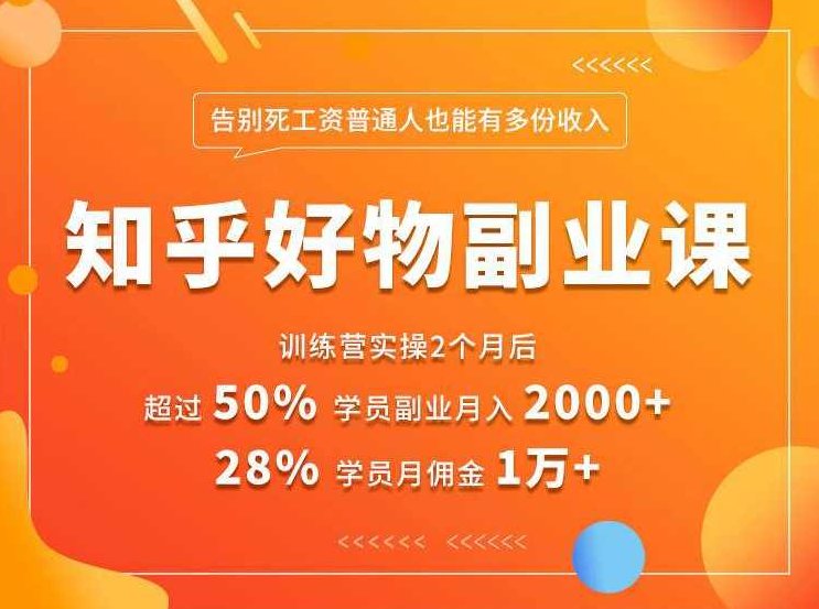 知乎好物推荐副业课，矩阵多账号高佣金秘密，普通人也可以副业月入过万,专家,资料,策略,第1张