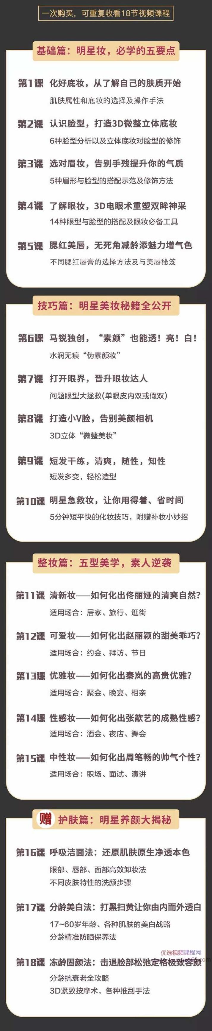 知名美学专家马锐18节易上手超实用亚洲知名明星美妆术,课程,专家,魅力,第2张