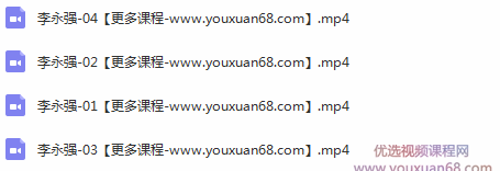 李永强期货核心技术讲解培训视频4集,视频,专家,培训,第1张